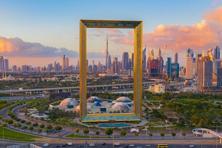 Dubai Frame Tickets: 360° Sky Deck Views & Glass Bridge at Zabeel Park