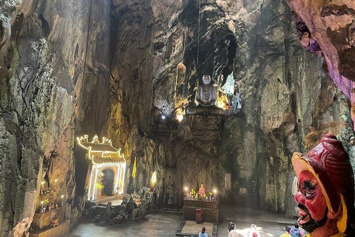 Discover Da Nang: Linh Ung Pagoda, Marble Mountains & Am Phu Cave — Half-Day Cultural & Coastal Tour photo 2