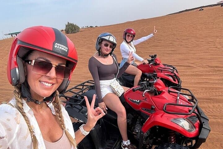 Dubai Lehbab Desert Safari: Quad Biking, Camel Ride & BBQ Dinner at Red Dunes photo 3