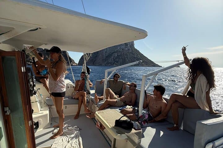 Private Catamaran Adventure: Cala Jondal to Formentera & Es Vedrá photo 3