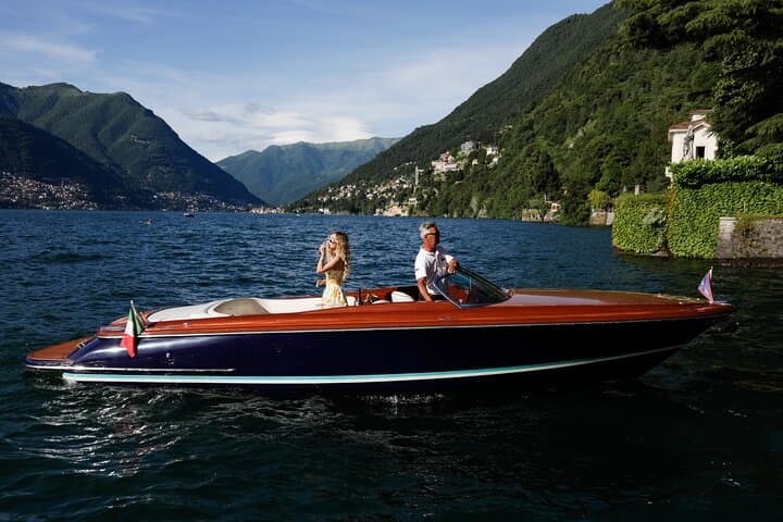 Lake Como 2-Hour Private Boat Tour: Villas, Waterfalls & Photos from a Classic Wooden Launch photo 2