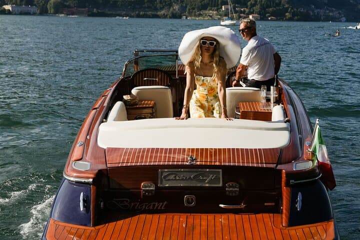 Lake Como 2-Hour Private Boat Tour: Villas, Waterfalls & Photos from a Classic Wooden Launch photo 3