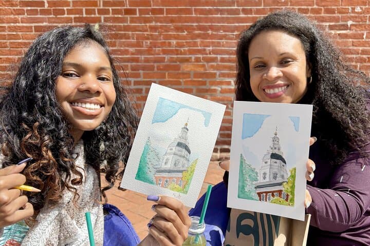 Paint the Maryland State House: Outdoor Watercolor Workshop in Annapolis photo 5