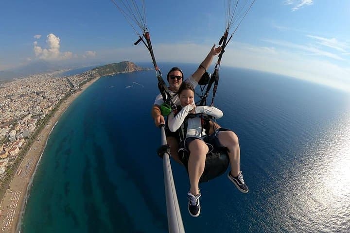Alanya Tandem Paragliding Over Kleopatra Beach — 700m Scenic Flights photo 3