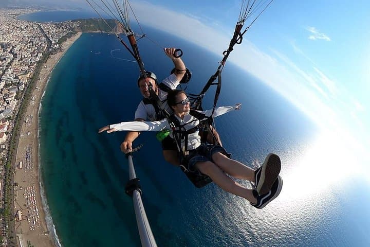 Alanya Tandem Paragliding Over Kleopatra Beach — 700m Scenic Flights photo 4