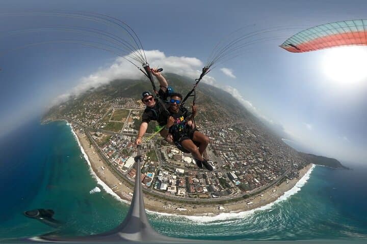 Alanya Tandem Paragliding Over Kleopatra Beach — 700m Scenic Flights photo 2