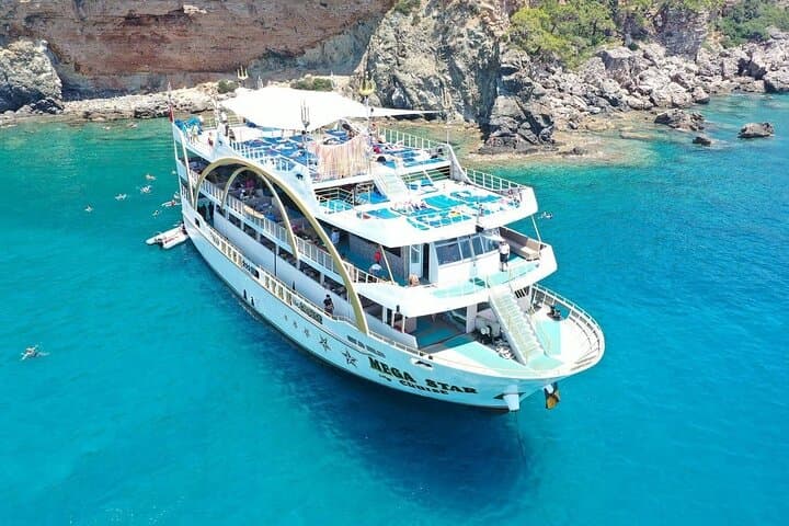 Kemer Mega Star Boat Trip: Phaselis Ruins, Cleopatra Bay & Deck Foam Party photo 3