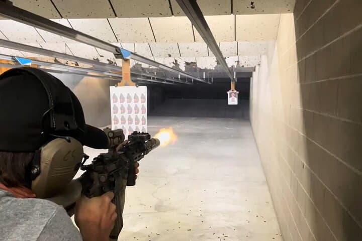 Bullets and BBQ: Indoor Shooting Range & Smokehouse Experience Near St. Louis