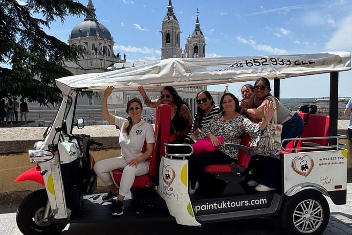 Madrid Tuk Tuk & Olé Experience: Private 1.5-Hour Electric City Tour photo 3