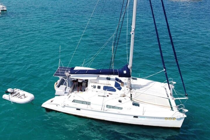 Private Catamaran Adventure: Cala Jondal to Formentera & Es Vedrá