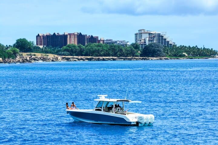 Ko Olina Private Luxury Charter: Snorkel, Sunset & Coastal Cruising