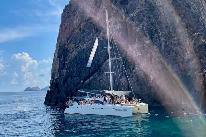 Half-Day Catamaran Sunset Cruise to Kleftiko, Milos photo 2