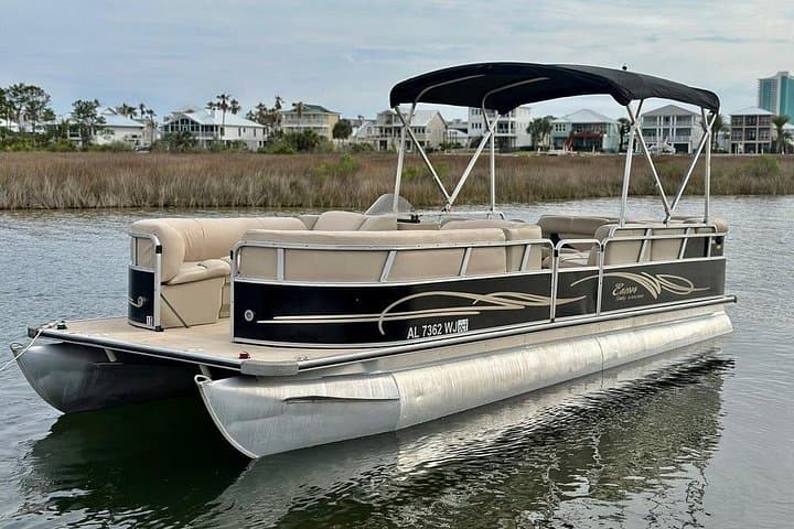 Luxury Pontoon Boat Rental in Orange Beach — Bays, Dolphins & Island Hopping photo 3