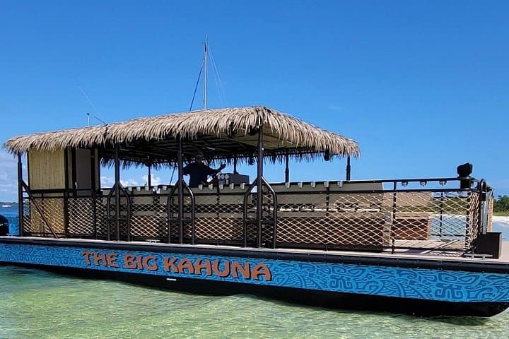 Big Kahuna Sunset Dolphin Cruise in Panama City Beach — Adults-Only Tiki Boat on the Emerald Coast photo 1
