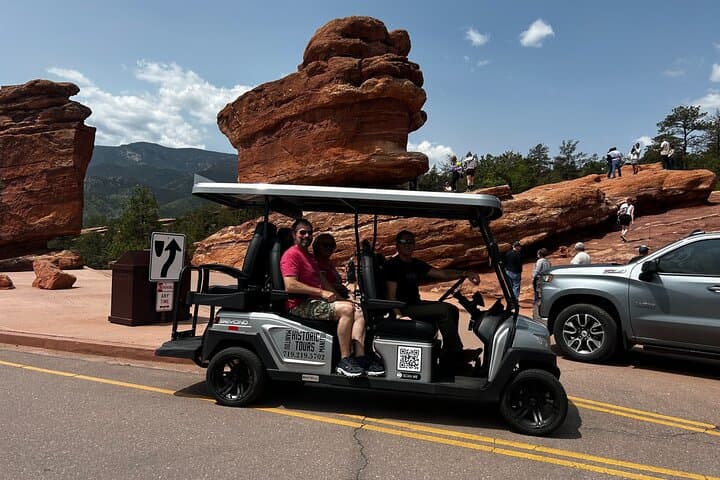 E-Golf Cart Tour of Manitou Springs: Historic Sights, Mineral Springs & Garden of the Gods
