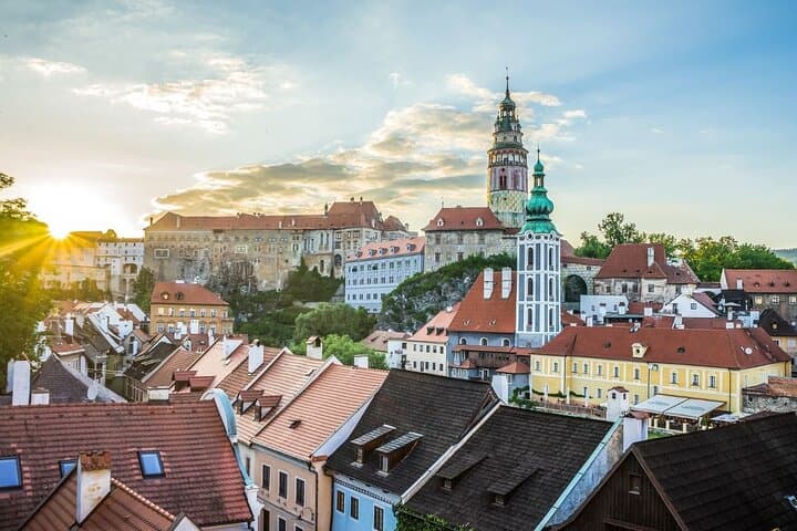 Day Tour from Prague to Český Krumlov — Guided UNESCO Castle & Old Town Visit