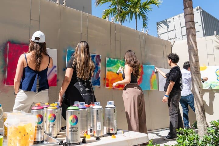 Wynwood Walls Spray Paint Canvas Class — Create Street Art in Miami