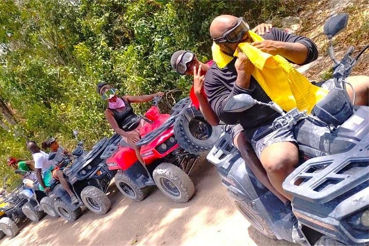 Cozumel Double Jungle ATV: El Cedral, Jade Cave & Cenote Family Adventure photo 1