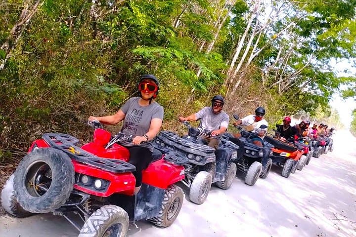Cozumel Double Jungle ATV: El Cedral, Jade Cave & Cenote Family Adventure photo 2