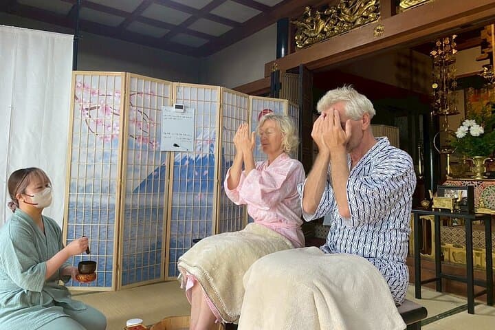 Evening Zen in Osaka: Temple Incense, Zazen, and Matcha Experience photo 6