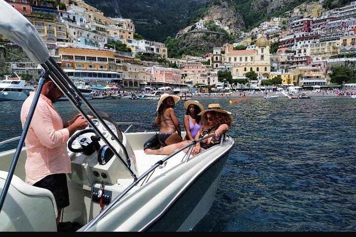 Private Capri Boat Tour from Positano: Blue Grotto, Caves & Swimming