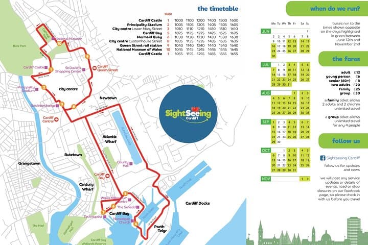 Explore Cardiff by Open-Top Bus: Hop-On Hop-Off City Sightseeing Tour photo 4
