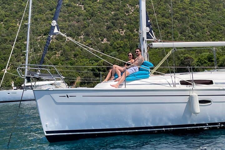 Day Sailing Kefalonia: Private Beaches, Snorkeling & Robola Wine Tasting photo 3