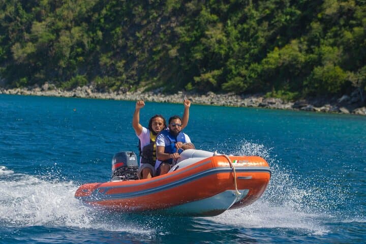 Mini Speedboat Coastal Adventure in St Kitts — Snorkel with Turtles & Ride to Frigate Bay photo 4