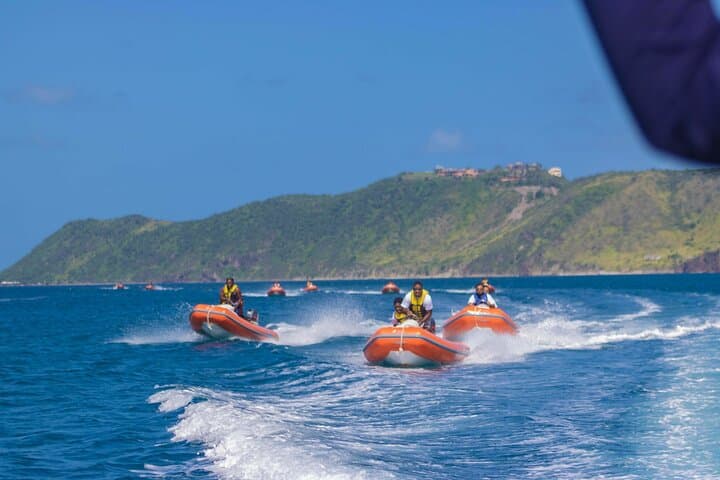 Mini Speedboat Coastal Adventure in St Kitts — Snorkel with Turtles & Ride to Frigate Bay photo 5