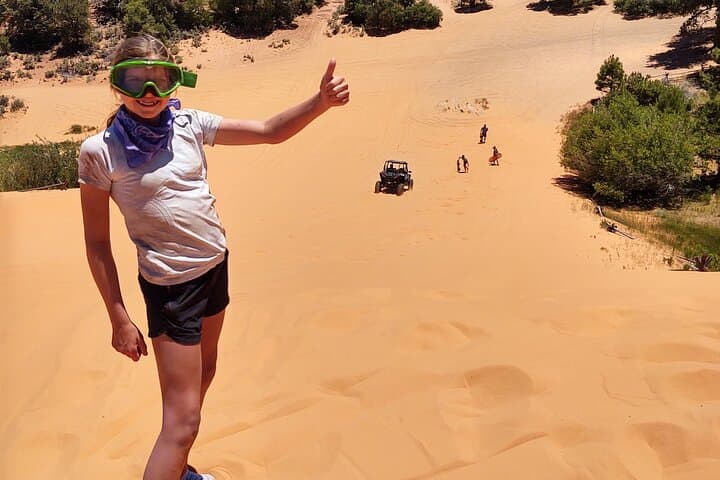 UTV to Pictograph Panel & Sandboarding near Coral Pink Sand Dunes