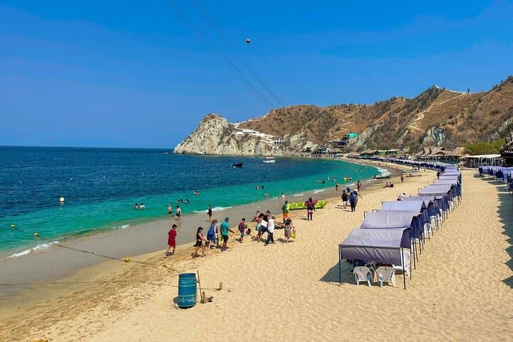 Fly Over Playa Blanca: Full Canopy Zipline & Beach Lunch from Santa Marta photo 3