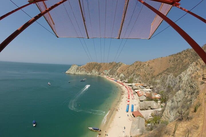 Fly Over Playa Blanca: Full Canopy Zipline & Beach Lunch from Santa Marta photo 6