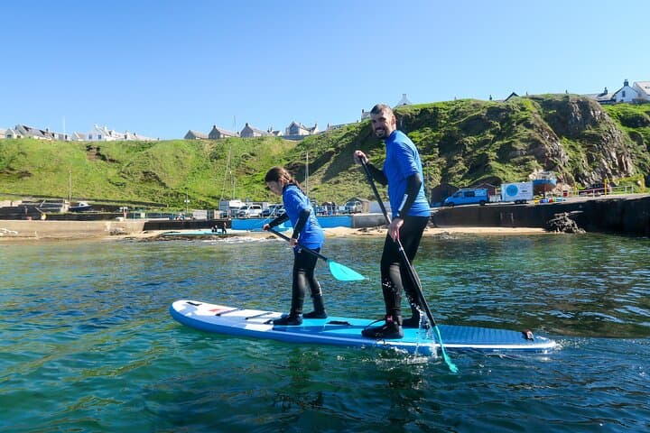Learn to Stand Up Paddleboard in Portknockie Harbour: A Beginner’s Moray Firth Session