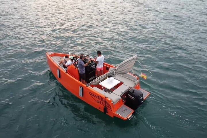 Cruise the Torrevieja Coast: Exclusive Nuva M6 Open Boat Rental photo 3