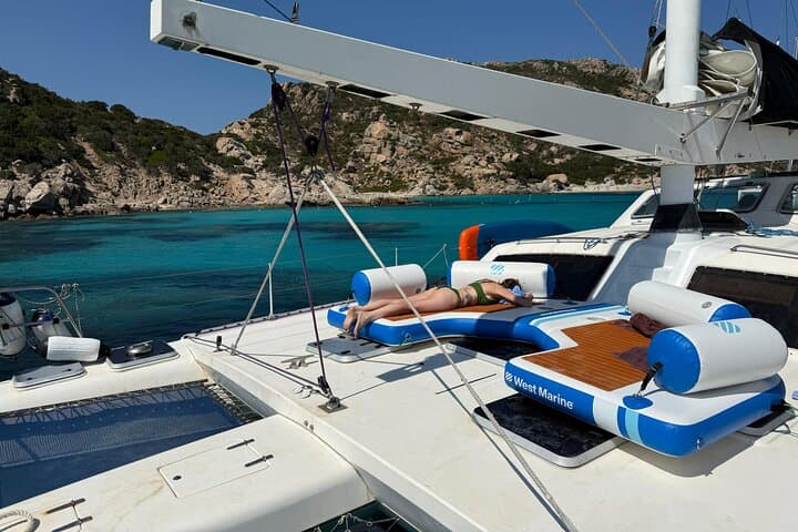 Full-Day Catamaran to La Maddalena Park — Lunch, Snorkeling & Pink Beach Stops photo 3
