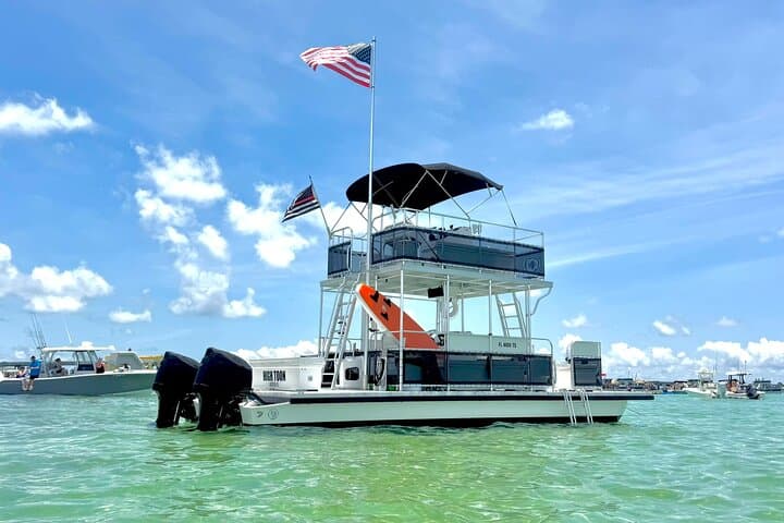 Private Destin Harbor Boat Tour: Crab Island Dolphin & Sunset Cruise photo 1