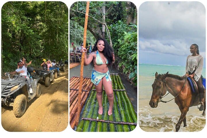 Ride, Float and Rev: Horseback, Bamboo Rafting & ATV Tour Near Ocho Rios photo 1