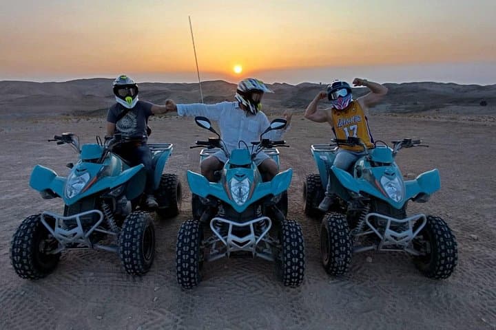Agafay Desert Quad Bike Tour with Lunch and Luxury Pool Day from Marrakech photo 3