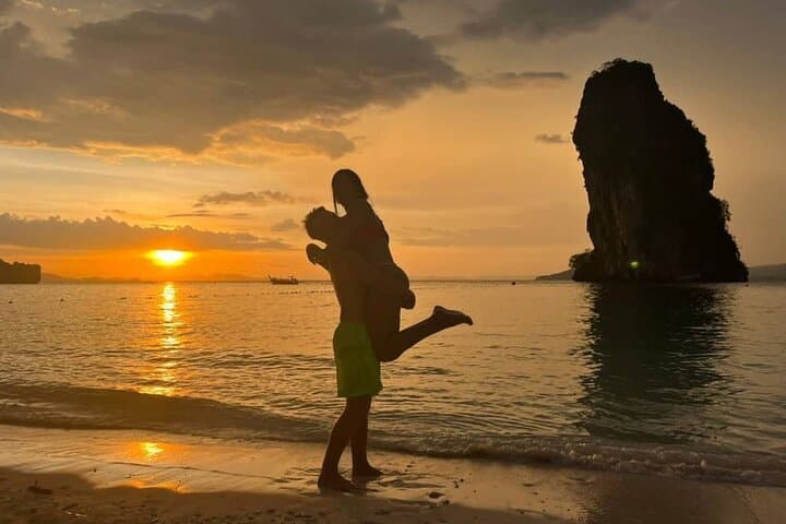 Krabi 7 Islands Longtail Sunset Cruise with Beach BBQ & Bioluminescence