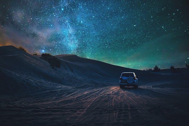 Doha Night Desert Safari — Stargazing, Camel Ride & Dune Bashing Near the Inland Sea