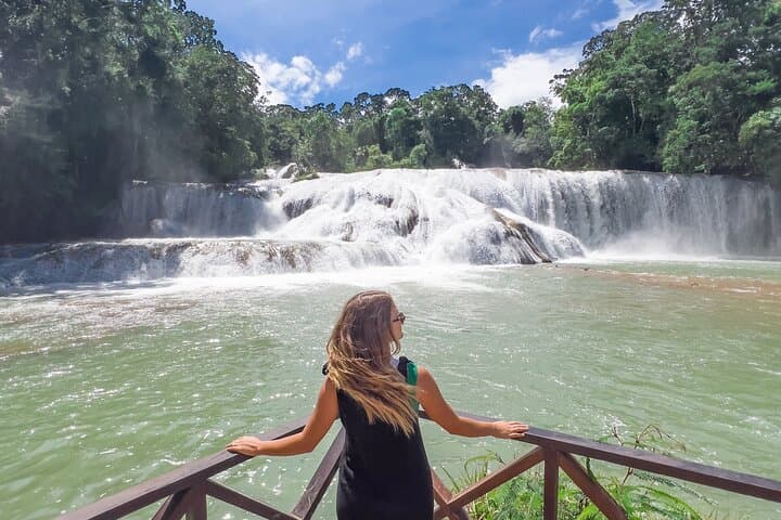 Day Trip to Misol-Ha & Agua Azul Waterfalls with Palenque Ruins photo 5