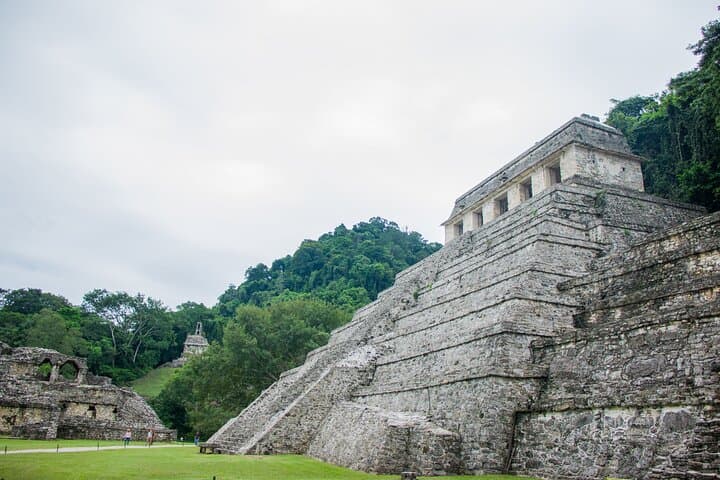 Day Trip to Misol-Ha & Agua Azul Waterfalls with Palenque Ruins