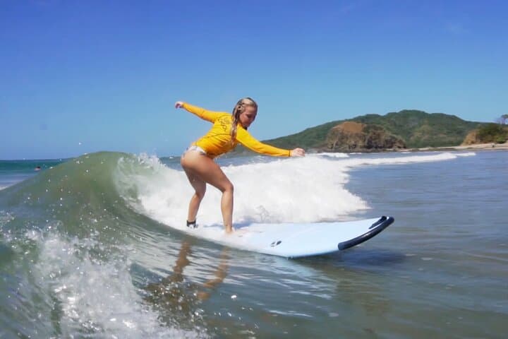 Learn to Surf at Playa Grande with Frijoles Locos: 90-Minute Lessons for All Levels