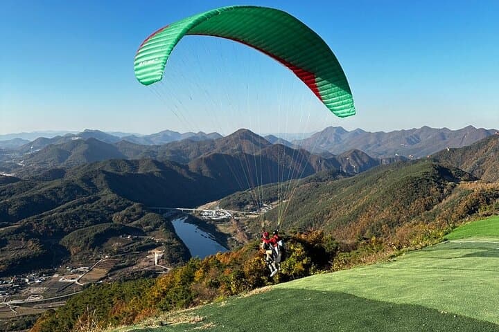 Fly Through Danyang: Paragliding, Chungju Lake Cruise & Makgeolli Tasting photo 2