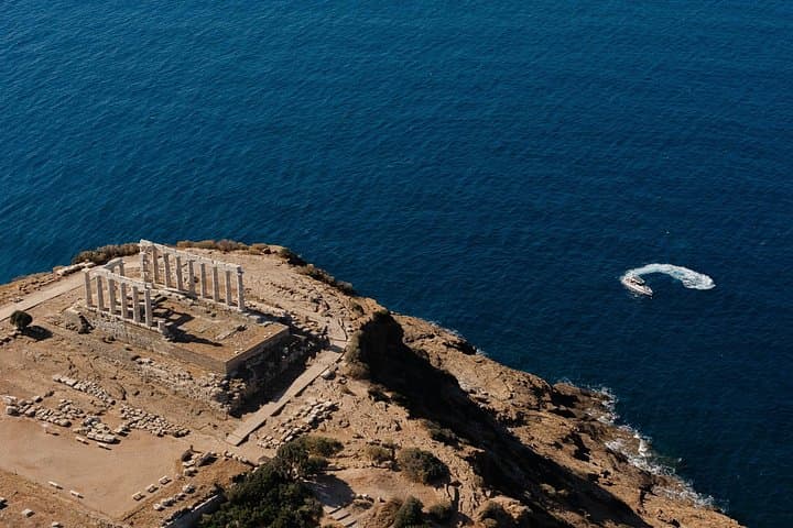 Private Sunset Cruise to Cape Sounio from Athens — Swim, Snorkel & Temple Views photo 2