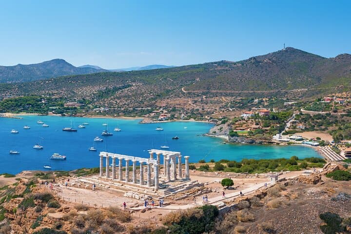 Athens Riviera: Temple of Poseidon & Vouliagmeni Lake Private Tour