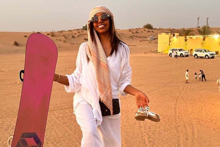 Dubai Desert Safari: Dune Bashing, Camel Rides, Sandboarding & Live BBQ photo 3