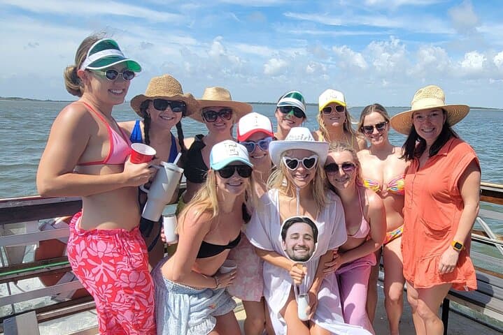 Private Tiki Boat Sandbar Swim from Tybee Island — BYOB Beach Bash photo 5