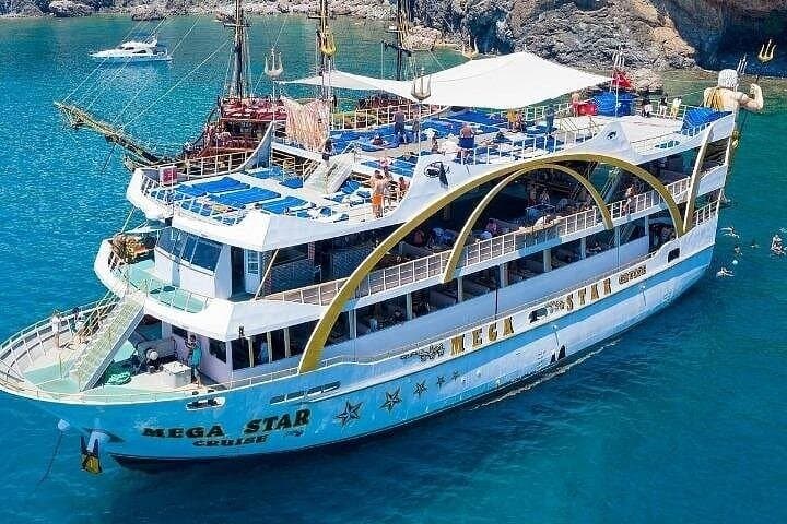 Mega Star Boat Trip from Antalya to Kemer — Phaselis, Cleopatra Bay & Foam Party photo 1