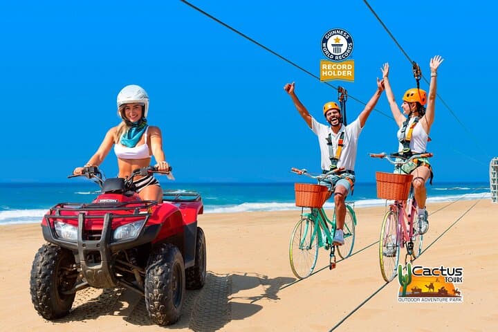 Cabo Beach ATV and Sky Bike Adventure at Migriño Beach
